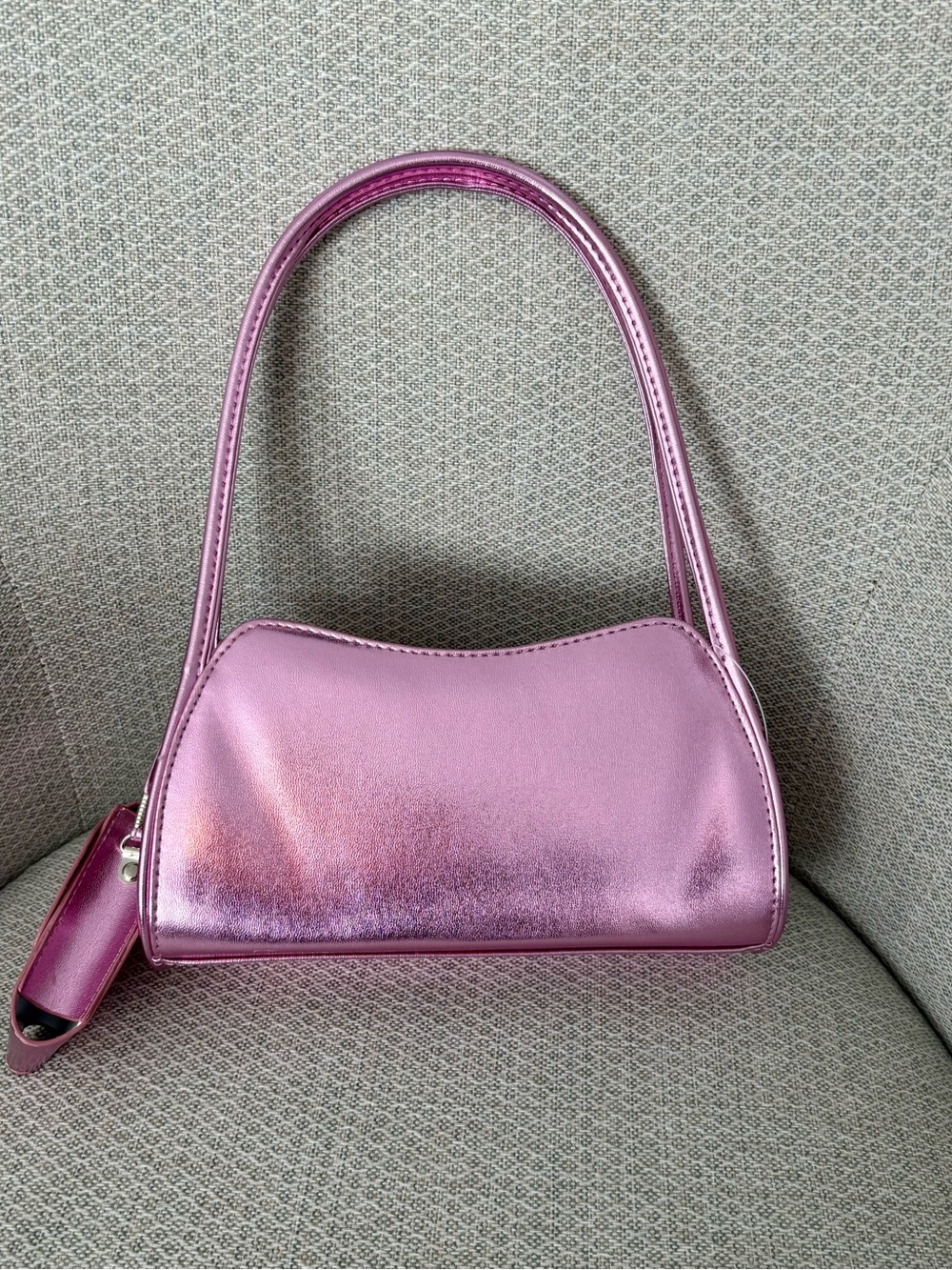 Metallic Pink Women's Shoulder Bag NWT